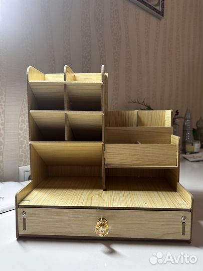 Органайзер для канцелярии деревянный