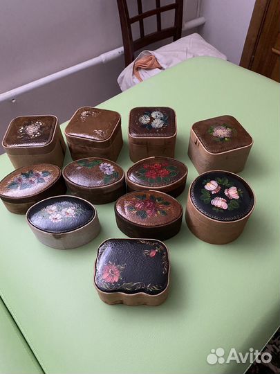 Шкатулка для украшений кожа