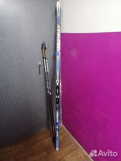 Лыжи беговые Nordwey (185 ) + палки