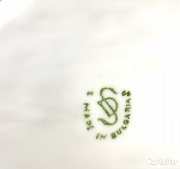 Фарфоровые тарелки, Болгария - Винтаж 1960-е годы