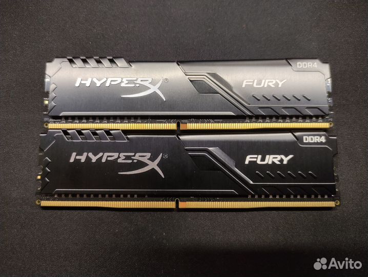 Оперативная память ddr4 hyperx fury 16gb