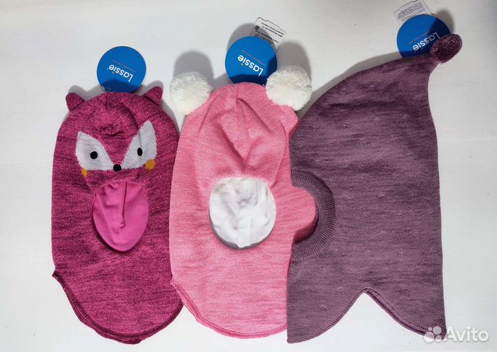 Новые шапки-шлемы Lassie