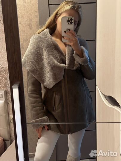 Дубленка нат замша