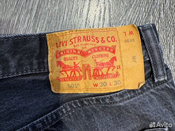 Мужские джинсы levis 501 30/30