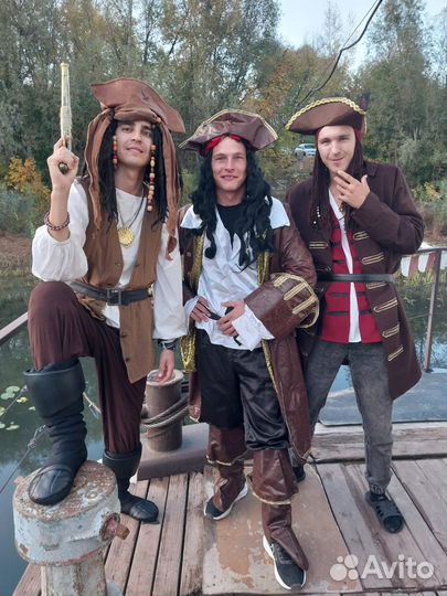 Костюм пирата Джек Воробей в аренду, напрокат