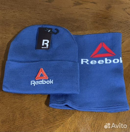 Комплект adidas, Reebok, jordan, шапка и шарф