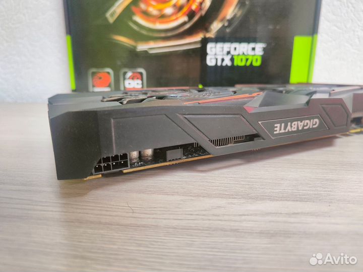 Б/У видеокарта gigabyte GeForce GTX 1070 WindForce