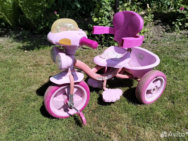 Детский трехколесный велосипед, с 1,5 до 5 лет