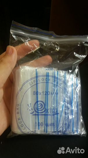 Zip lock пакеты Extra