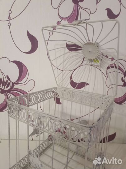 Клетка декоративная Кашпо Подсвечник