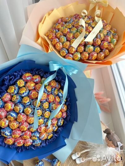 Сьедобный букет из конфет, сладкий букет