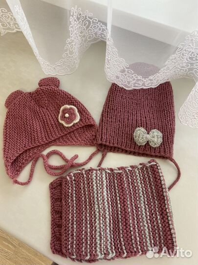 Детские шапочки для девочек