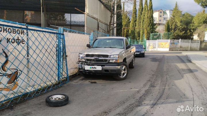 Chevrolet Silverado 5.3 AT, 2004, 75 500 км