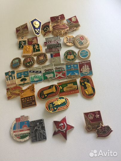 Значки ссср-разные