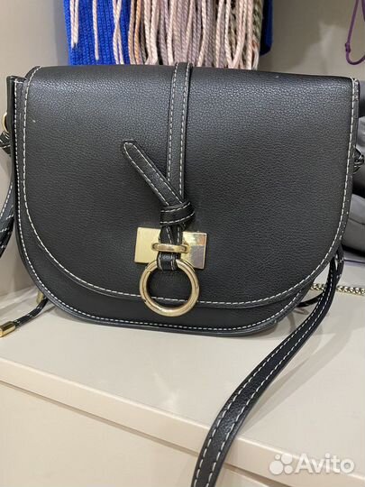 Сумка Zara черная, Mango коричневая