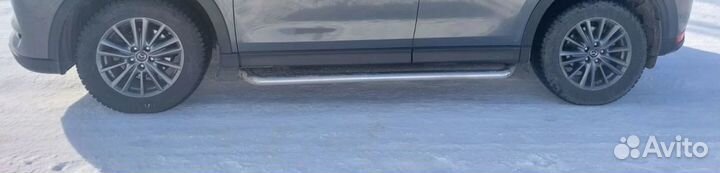 Дуги на пороги, накладки порогов Мazda CX-5