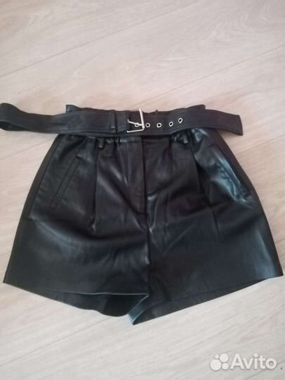Шорты женские кожаные S(42-44)