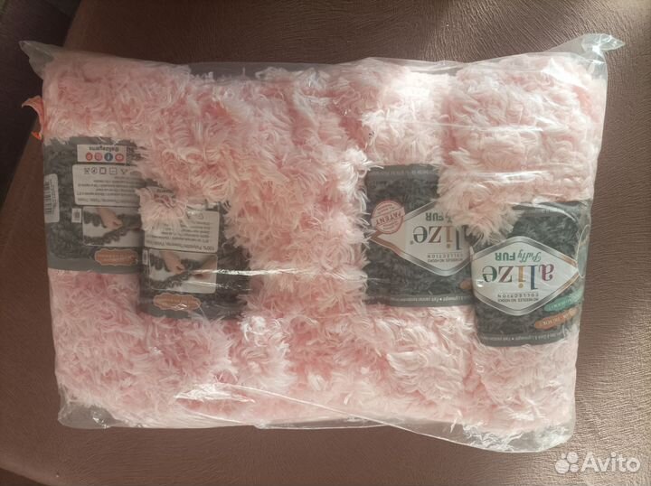 Пряжа ализе пуффи color и Alize Puffi fur