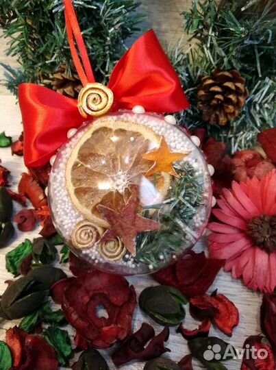 Новогодний шар с фотографией