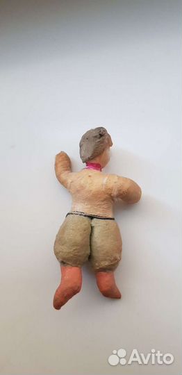 Ватная елочная игрушка СССР