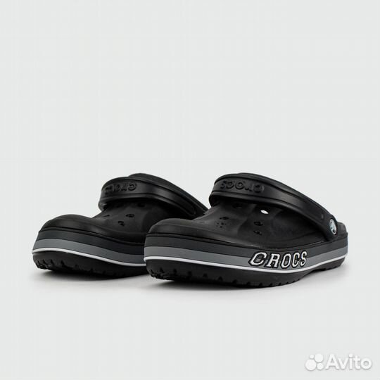 Crocs Bayaband Cloc Black Grey Lines