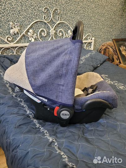 Коляска люлька с автокреслом
