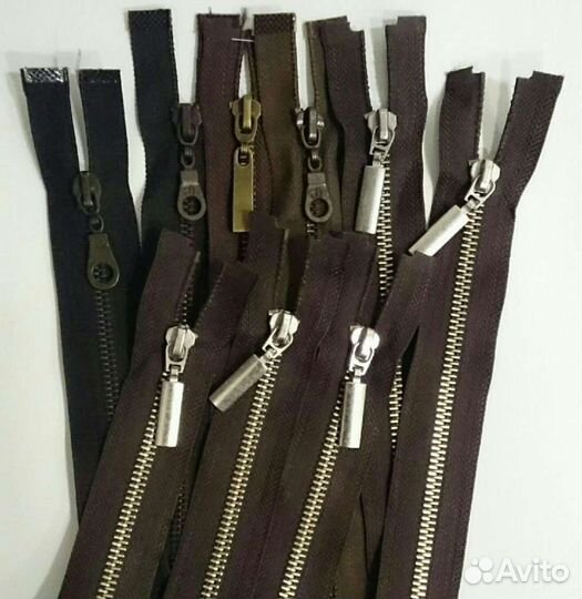 Молнии 17шт металл тип5 45-75см