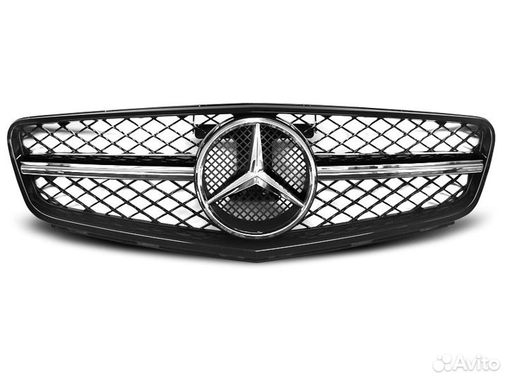 Решетка радиатора Mercedes C W204 (07-14) grme15