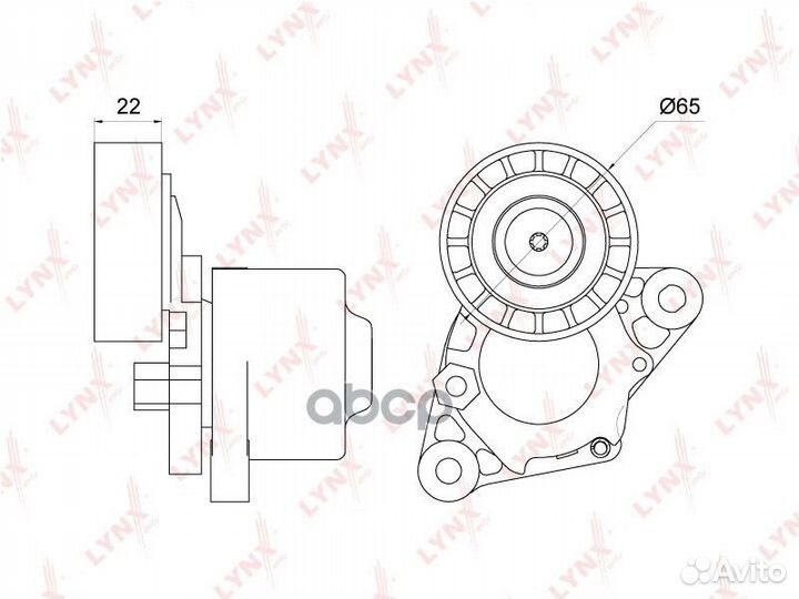 Натяжитель ремня навесного оборудования PT3251