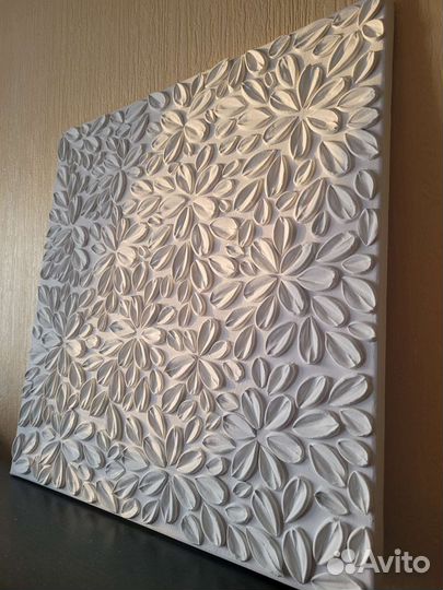 Картина из текстурной пасты