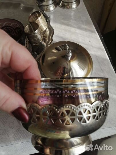 Мельхиоровая посуда СССР