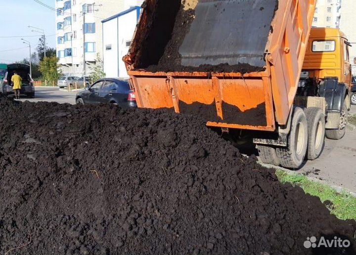 Торф, чернозем, перегной, плодородка 3-25