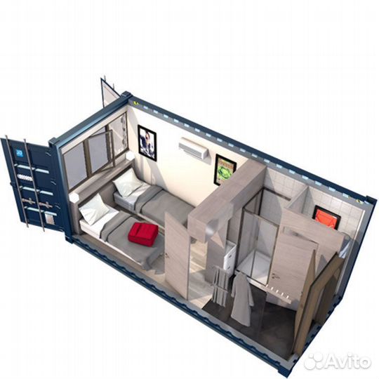 Дом из морского контейнера