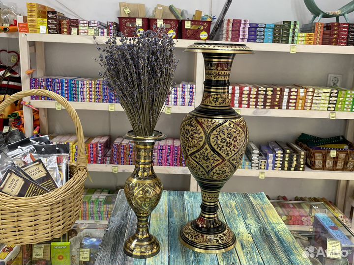 Ваза индийская латунная