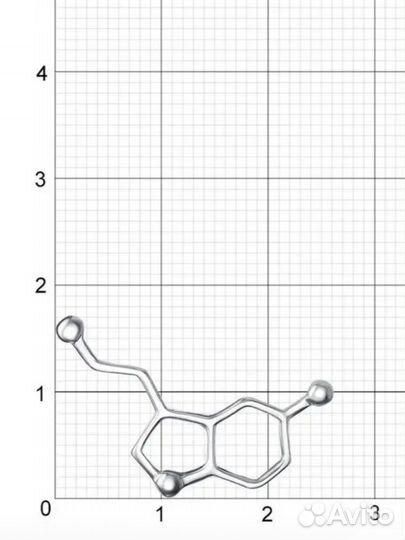 Подвеска Серотонин из серебра