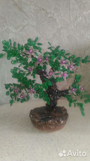 Деревья из бисера