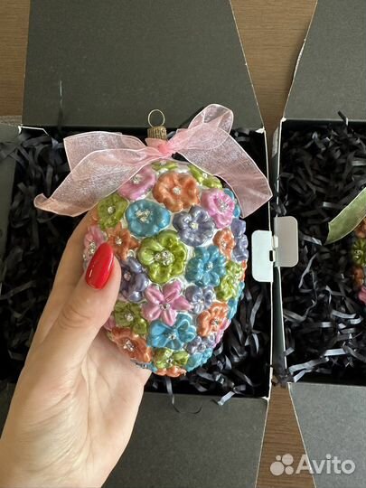 Atlas art ёлочные игрушки Польша стекло