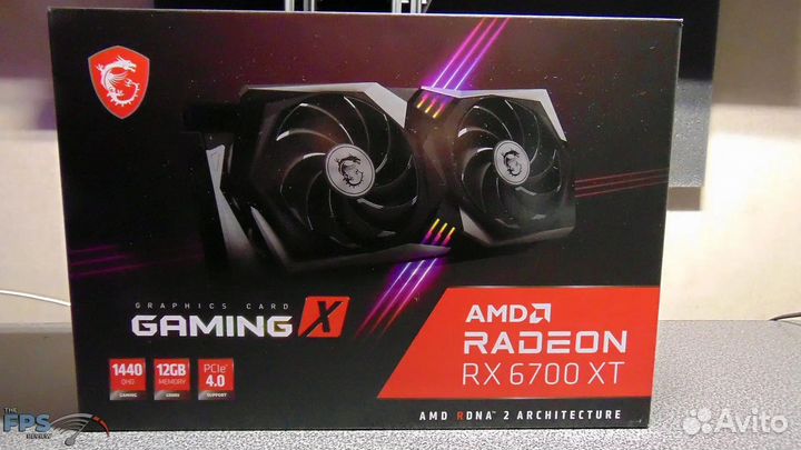 Видеокарта Amd radeon rx 6700 xt 12GB
