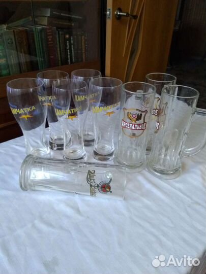 Пивные кружки и бокалы