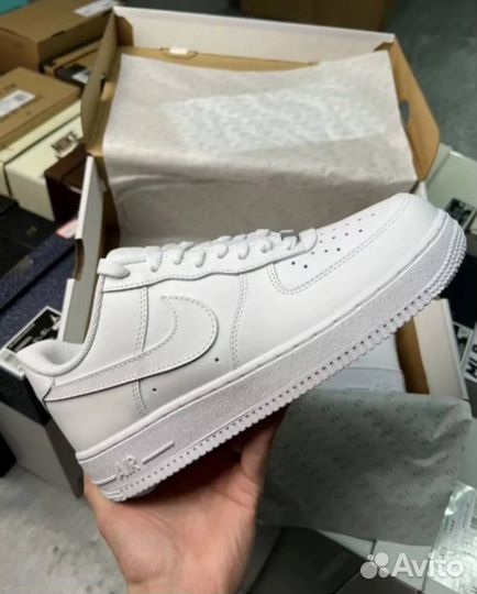 Кроссовки nike air force 1 белые оригинал