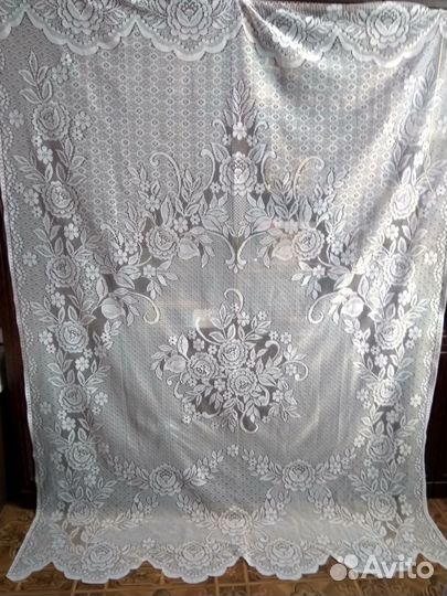 Занавеска. Тюль. Штора. Узор. б/у