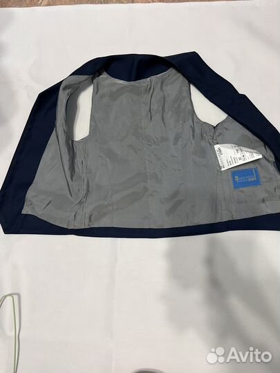 Жилет школьный для мальчика синий