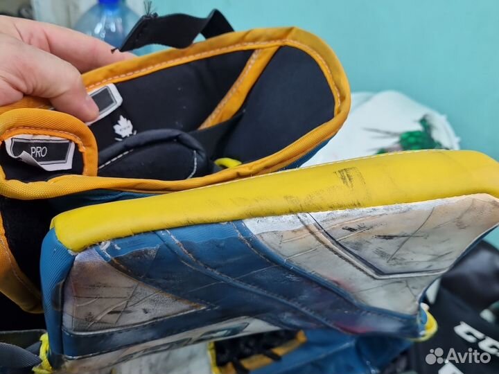 Вратарские комплект: щитки, блин и ловушка