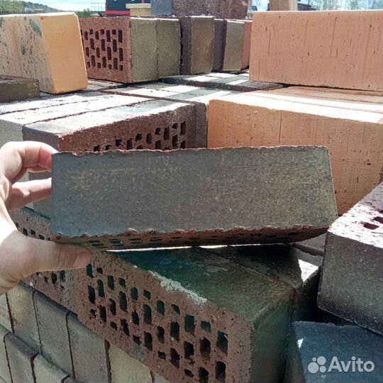 Кирпич облицовочный остатки