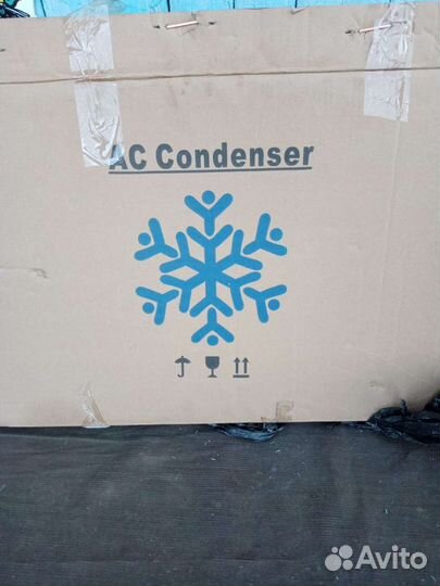 Радиатор кондиционера Renault Logan фаза 1