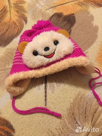 Шапка теплая для девочки