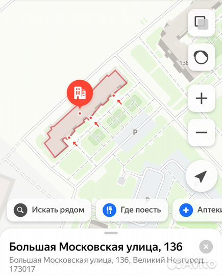 Коммерческое помещение в аренду 77,6м2