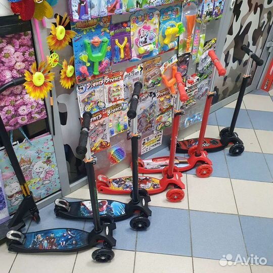 Самокаты детские новые до 60кг