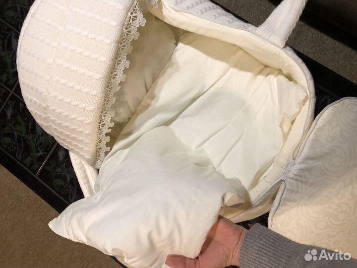 Переноска для новорожденного на выписку осенью или