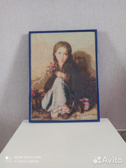 Картина готовая вышивка